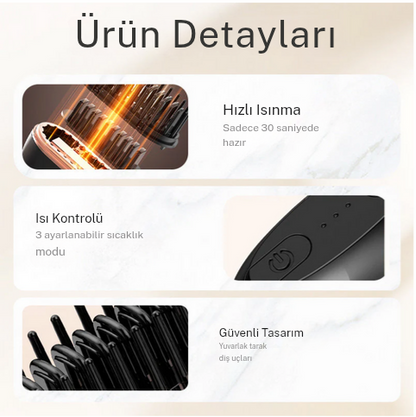 Heatwave Kablosuz Saç Düzleştirici ve Maşa